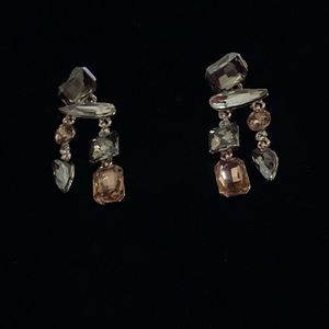 Large stone earrings